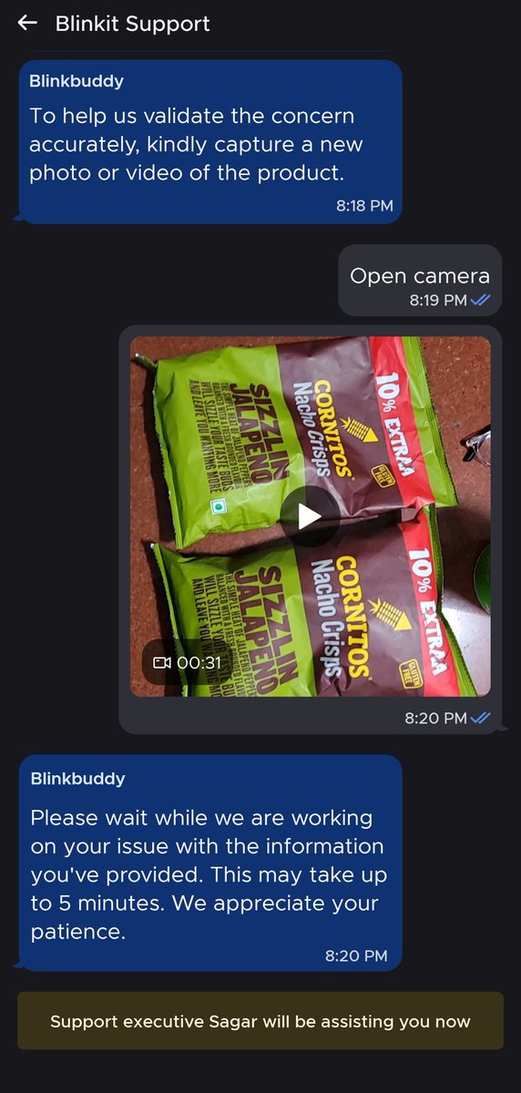 marmiksoni777's tweet image. I think @letsblinkit should not make promises if they can't fulfill any. Been waiting for 11 minutes while they promised me 5 minutes.
Did they expect me to just forget about it ?
Most likely.
#BlinkitFails #CustomerServiceFail #BlinkitSuppot #BlinkitIndia  #FixYourService
