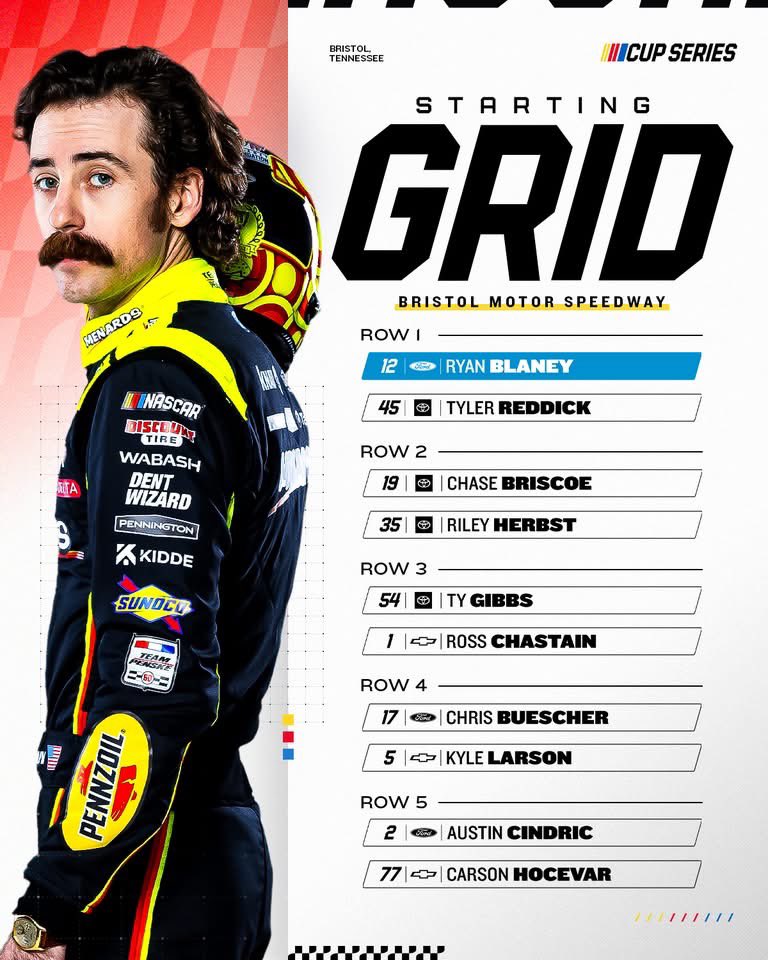 The main event starts at 3 today! Who’s your pick to take the checkered flag?
