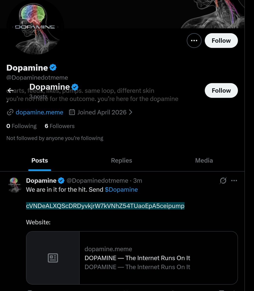 DogeXmarss's tweet photo. @Dopaminedotmeme https://t.co/QFMzj3JGPK