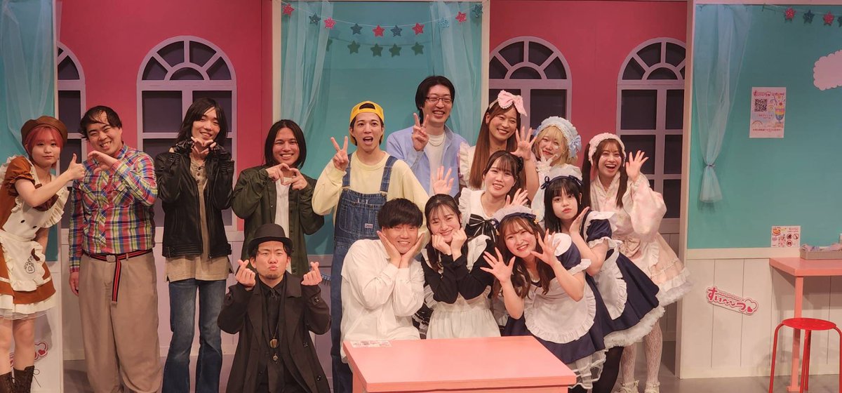 keychsh's tweet photo. 「メイドのみやげ2026」千秋楽を迎えました。

初めての舞台がナシカ座さんで、そしてこの「メイドのみやげ」で光栄です。
たくさん学ばさせていただき、舞台という素敵な場所に出会えて楽しかったです。
これからももっと精進します！

萌えチーム かのん役/庄司琴音

 #メイドのみやげ26  #ナシカ座 https://t.co/nqCOjqSJVA