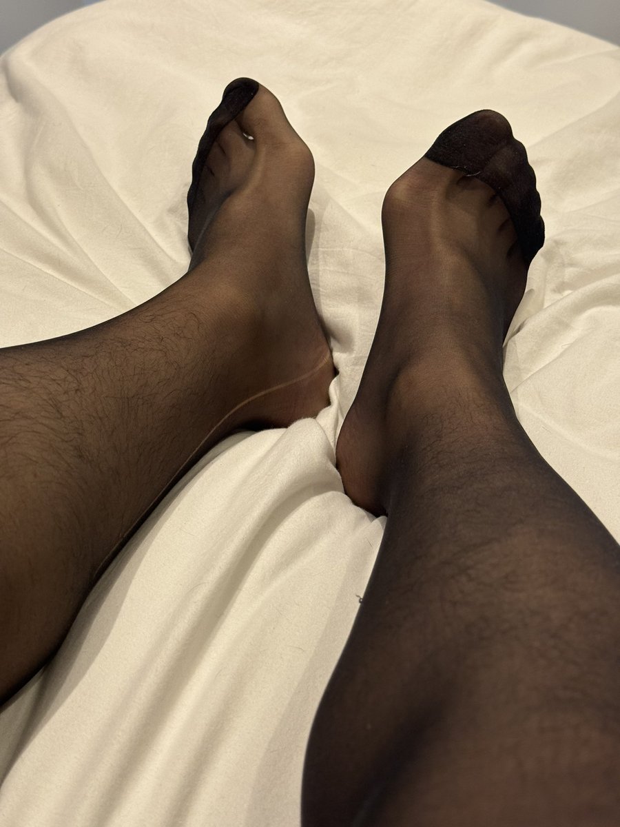 Sunday stockings🖤 shame that they have ripped and I cant wear them out anymore