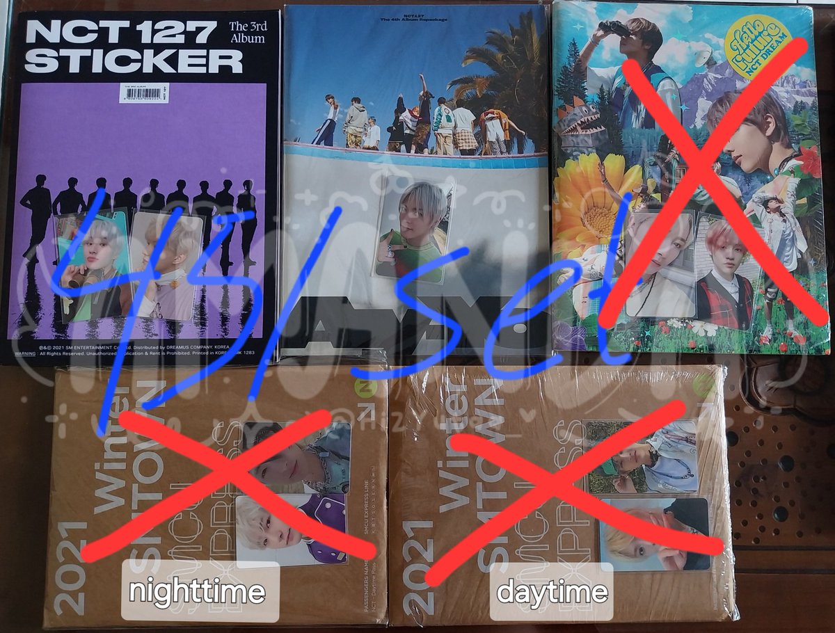 Hi2Yutaa_'s tweet photo. WTS/Want To Sell per SET

Aab NCT
💫 Jateng
💫 belum pack
💫 admin 🍊 18%/split pay
💫 Keep Event (DP 50%)
Feel free to DM me!

wtb wtt album photocard pc aab taeyong yuta kun jaehyun jungwoo mark xiaojun renjun jeno haechan jaemin jisung chenle 127 dream wayv https://t.co/UILkbmV1ch