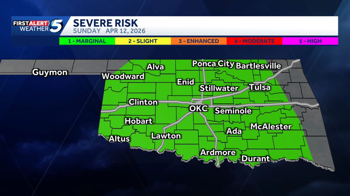 mikaylasmithwx's tweet image. Here's the deal. There is a chance for more storms this afternoon, but it is conditional. *IF* storms clear out fast enough this morning, and the atmosphere is able to recover, storms go up in western OK by 4pm-5pm. #okwx #storms