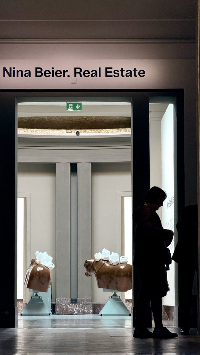 hafelg's tweet image. One last morning in #Brussels, back in December. Bozar first, then the Magritte Museum. Nina Beier, Real Estate. René Margritte, #BlackBowler. Then off to the airport and home to Switzerland 🎨✈️❄️

#Bozar #MagritteMuseum #Latergram