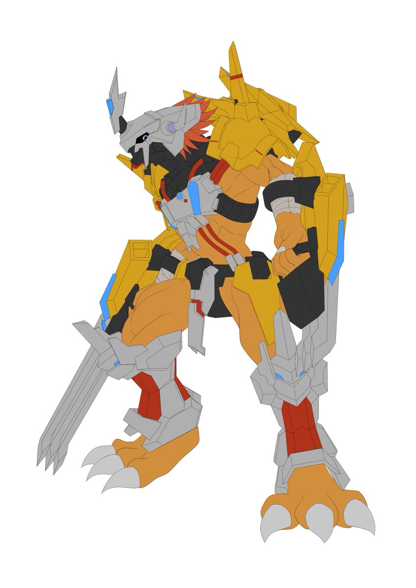 fanmade28151's tweet photo. ウォーグレイモン【X抗体】 https://t.co/tQ3RTAKVez