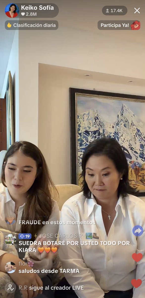 Keiko ahorita esta EN VIVO TikTok corran a verla!
#EleccionesPerú2026