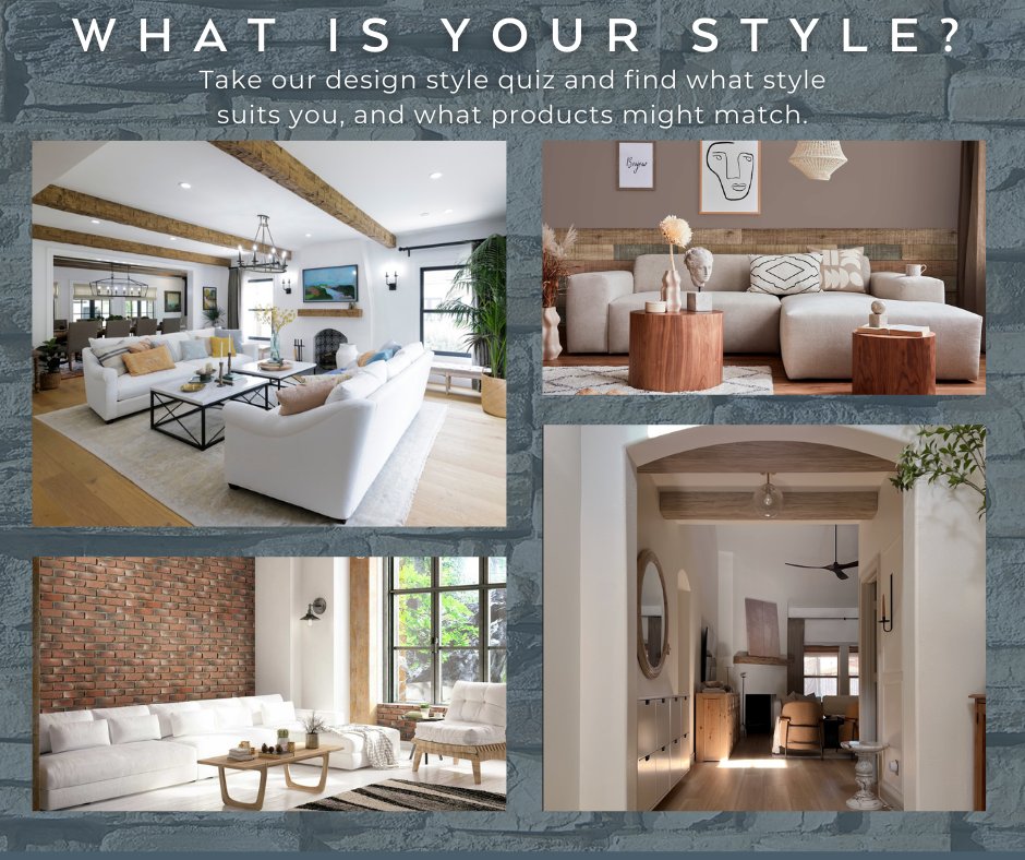 barron_designs's tweet image. From modern, to bohemian, your style matters. Take our design style quiz and figure out what style suits you best. And what Barron Designs products match it.

Take the quiz here: hubs.li/Q04b0Lpd0

#ModernDesign #InterioDesign #DesignStyle