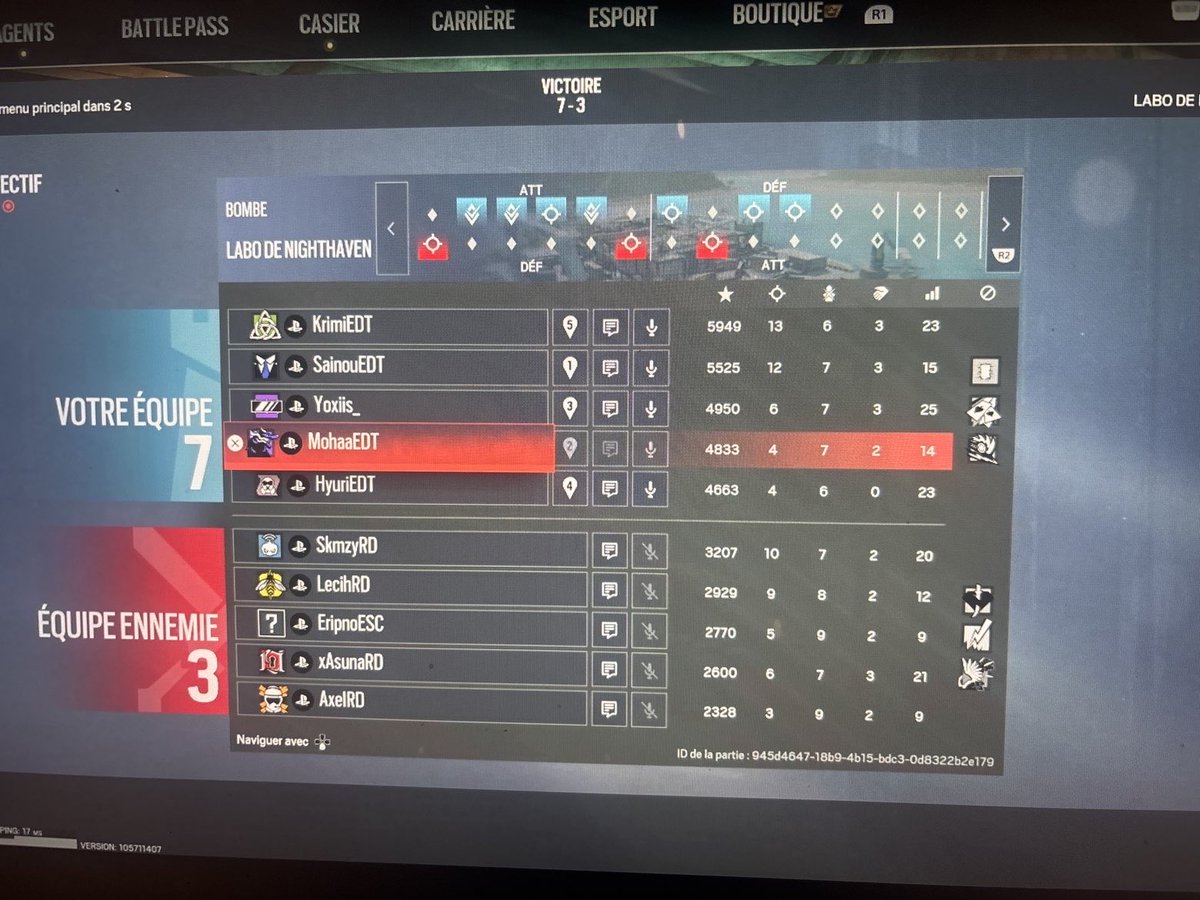 WeExpandEDT's tweet photo. Aujourd’hui on a fais nos 3 match du dernier jour de qualification dans la @UniqueX_League 
3-0 , Full win aujourd’hui on espère se rattraper par rapport à hier . On continue !🫡 https://t.co/gBQzTCrqkN