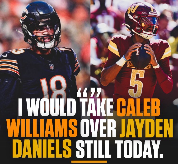 Caleb to Odunze tweet media