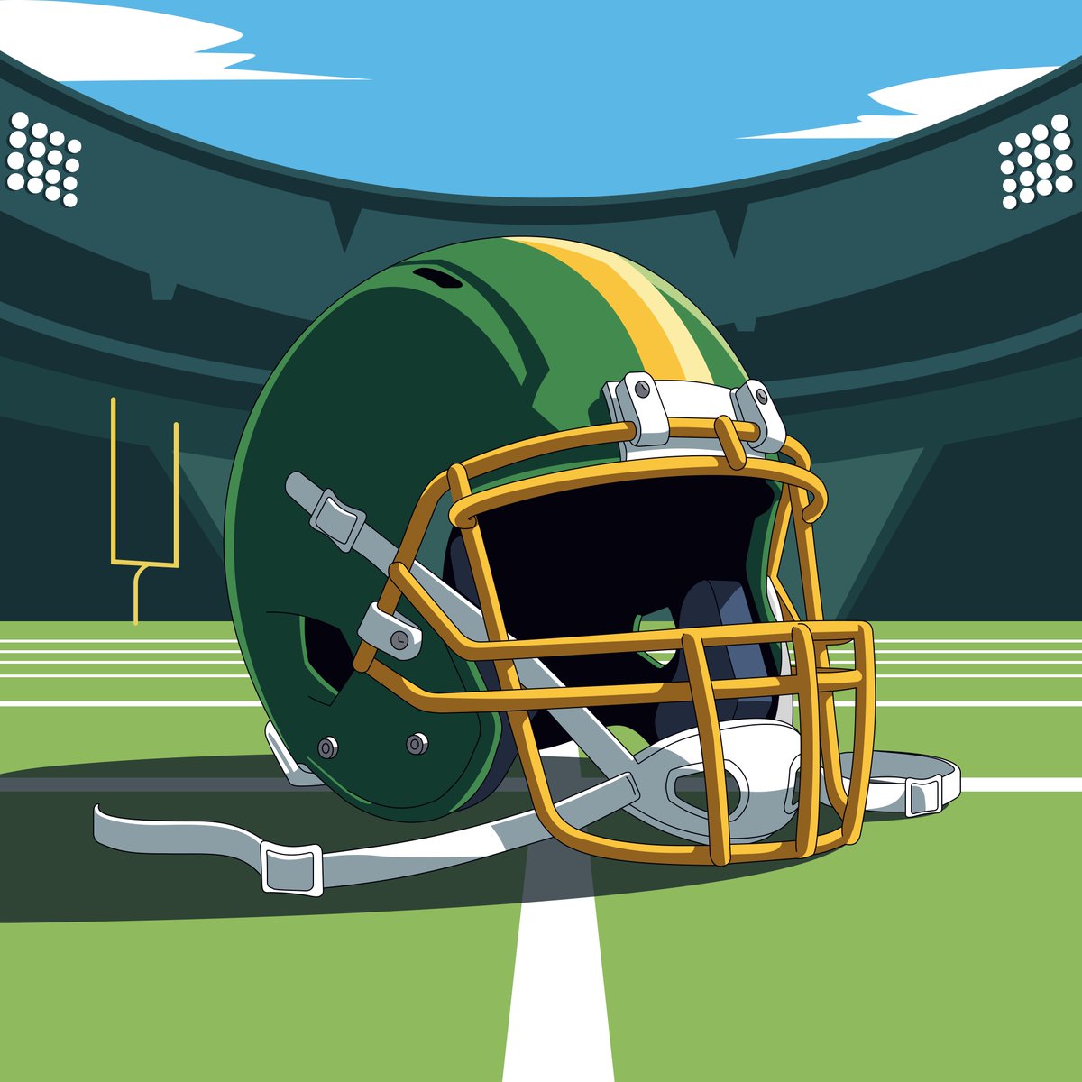 the_olatomiwa's tweet photo. Back to illustrating the sports themed series.

I couldn't get some minor angles for this one at first which is why it didn't make it as series 08 but here is it as a bonus series.

Bonus series - Football helmet. https://t.co/TlC1NEUxGX