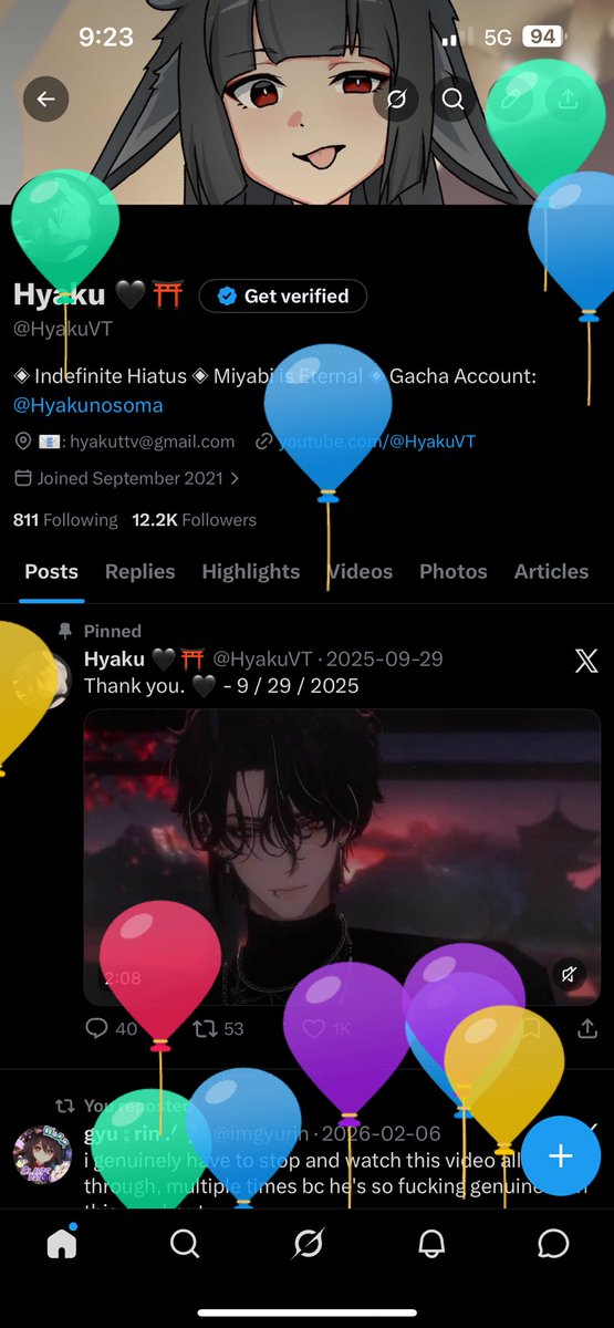 Hyaku 🖤⛩️ tweet media