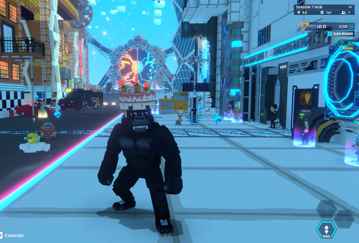 kayaeur's tweet photo. The Sandbox Season 7 gear equipped. Loot fit check. @TheSandboxGame  https://t.co/tbtV2lzMbx #Season7 https://t.co/J4br6fArbD
