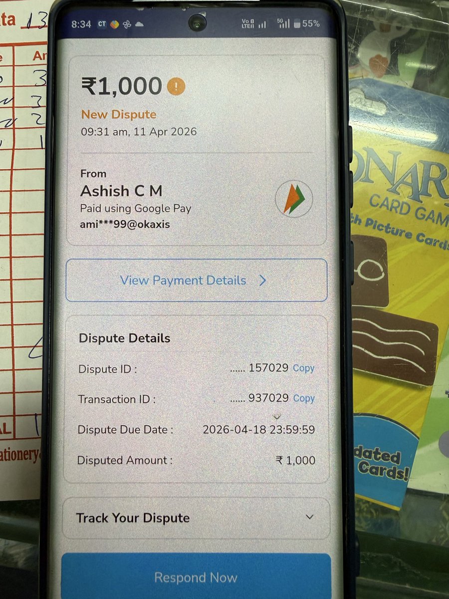 Savinish's tweet photo. @Paytmcare @Paytm i have a stationary shop and a customer purchaed products worth ₹1000 and later raised a dispute that he didnot purchase any product. For me it is a very hard earned money and cant expect this customer. Request you to kindly disburse my amount https://t.co/LcYIoppwR5