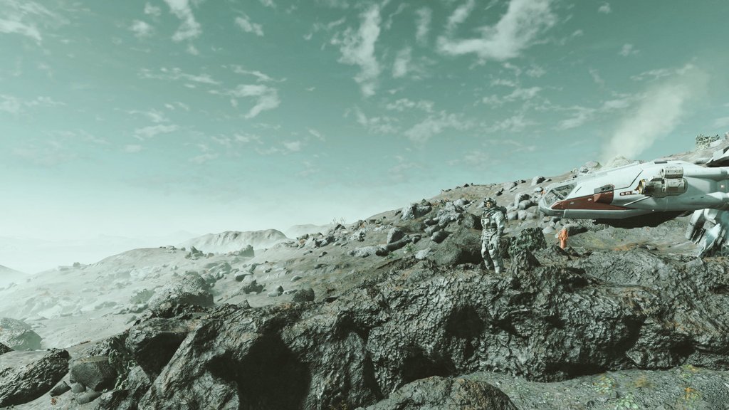 BluRam_'s tweet photo. Exploring 🌕🌠👨🏼‍🚀

@StarfieldGame 

#Starfield #gaming #gamingcommunity #PS5 #virtualphotography https://t.co/RL2UAXXDab