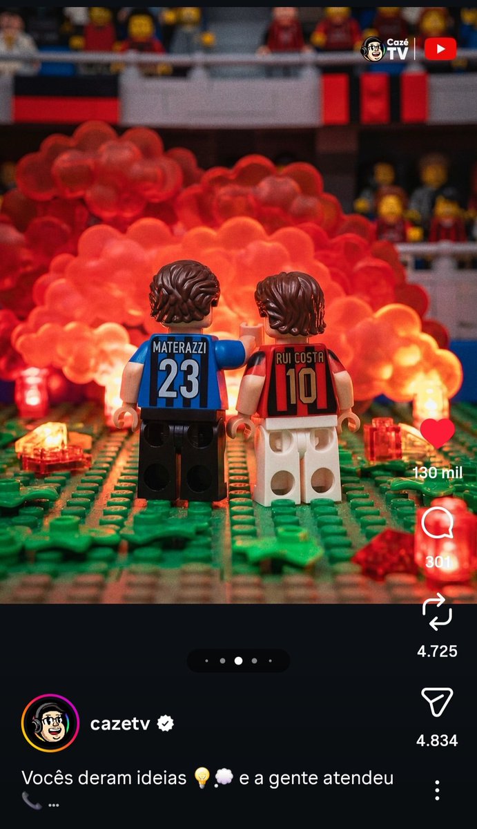 Futebol em LEGO tweet media