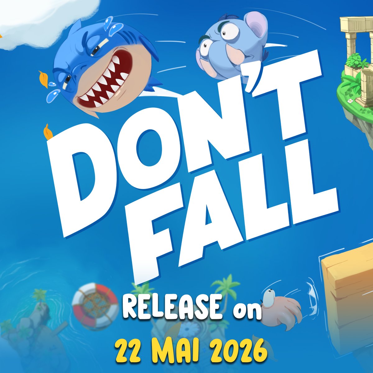 dontfall game tweet media