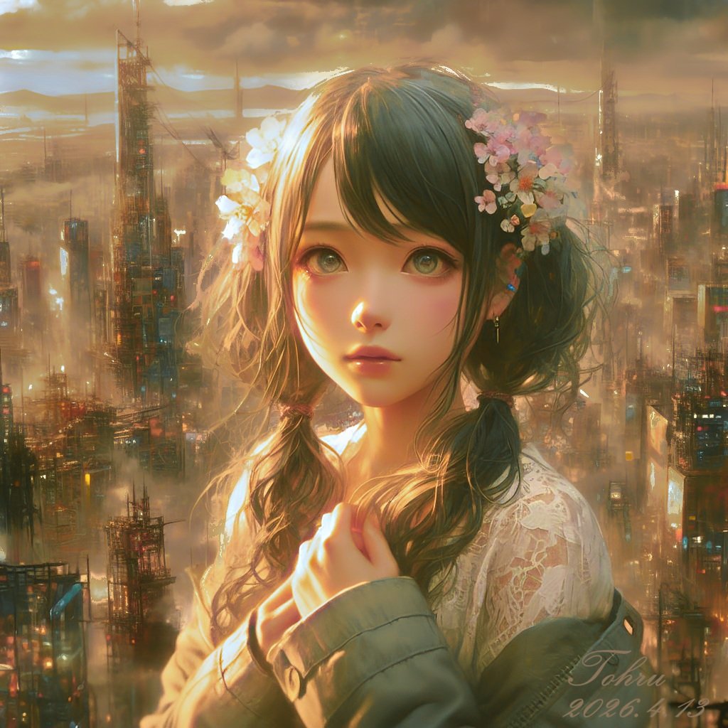 今日の１枚。

#AI画像 #AIart #AIアート