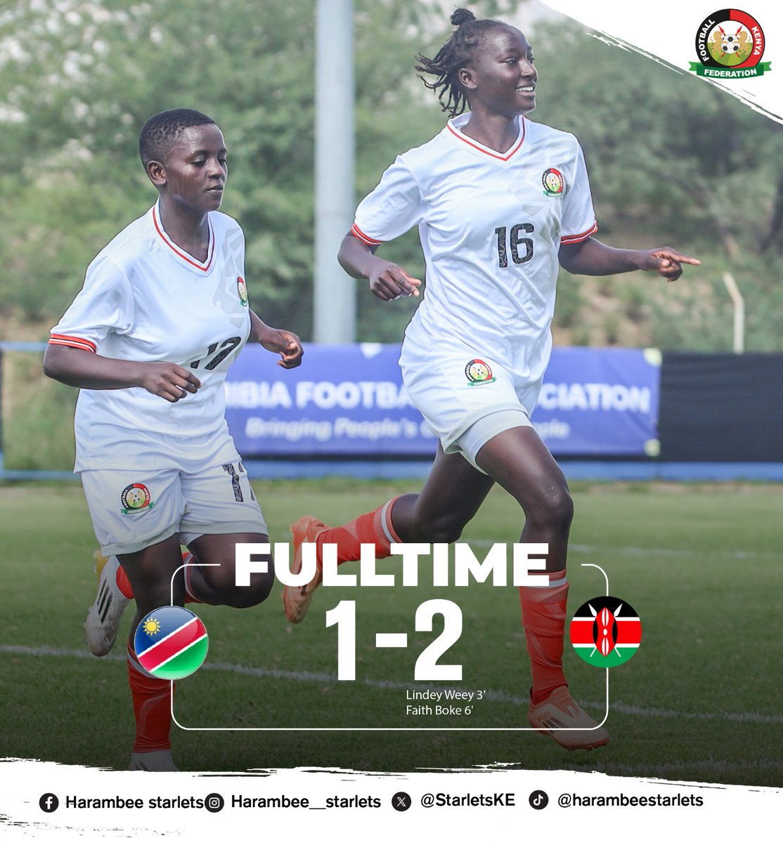 StarletsKE's tweet photo. FT

#JuniorStarlets carry an advantage into the second leg https://t.co/CL1qvo3bNG