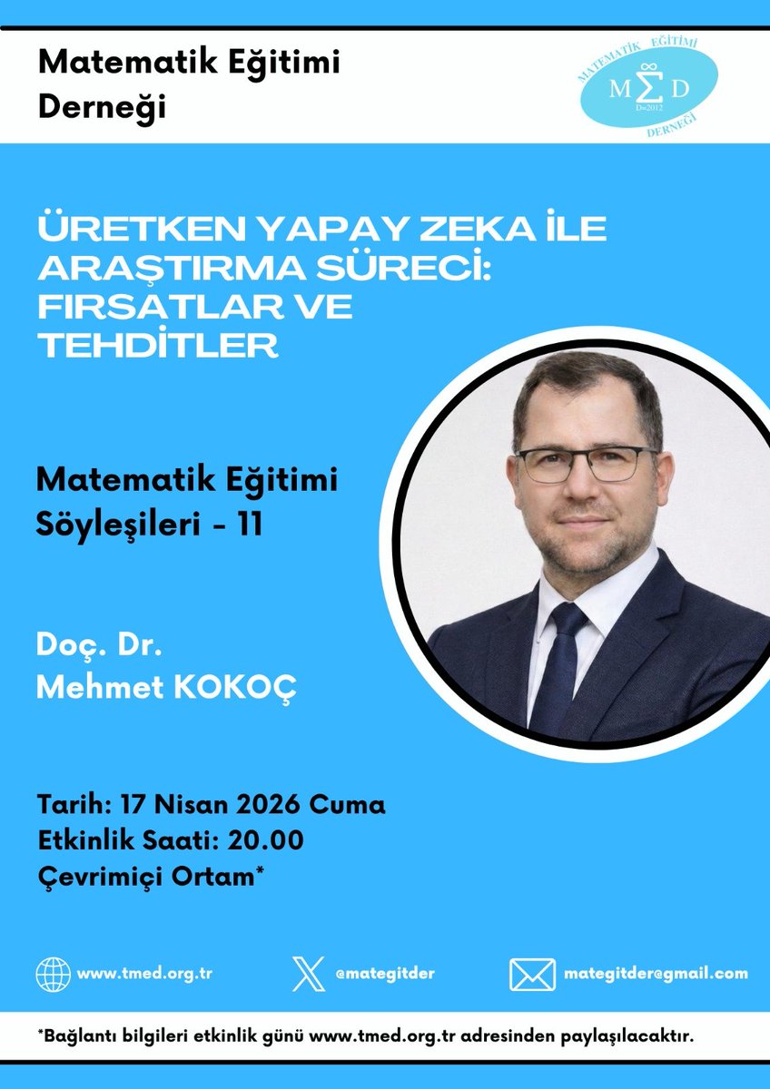 Matematik Eğitimi Derneği tweet media