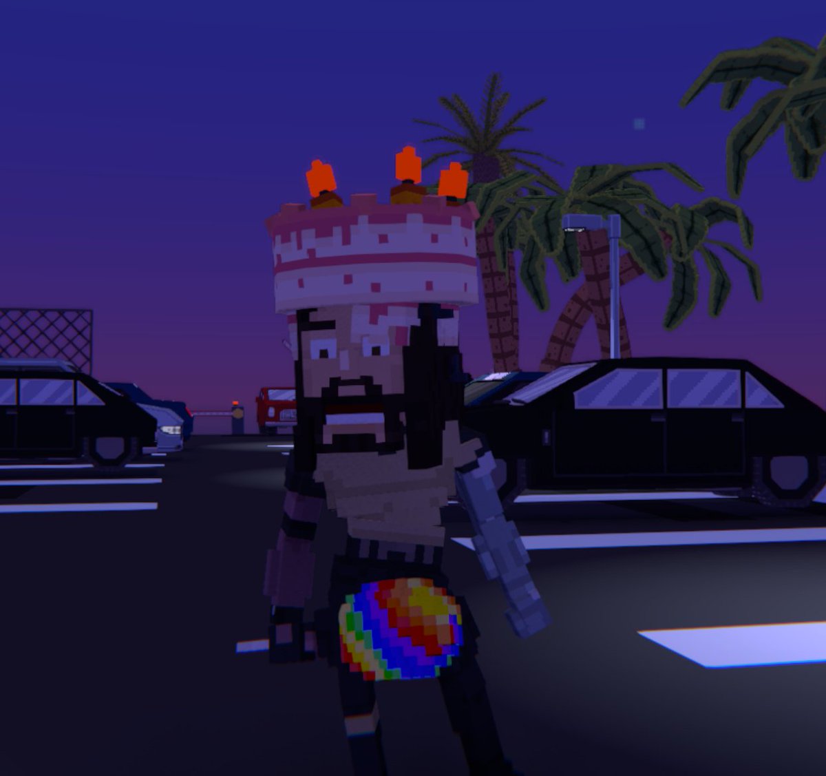 BayerChris23's tweet photo. The Sandbox Season 7 gear equipped. Loot fit check. @TheSandboxGame  https://t.co/SwS6xQUsqU #Season7 https://t.co/HVp8rGXE64
