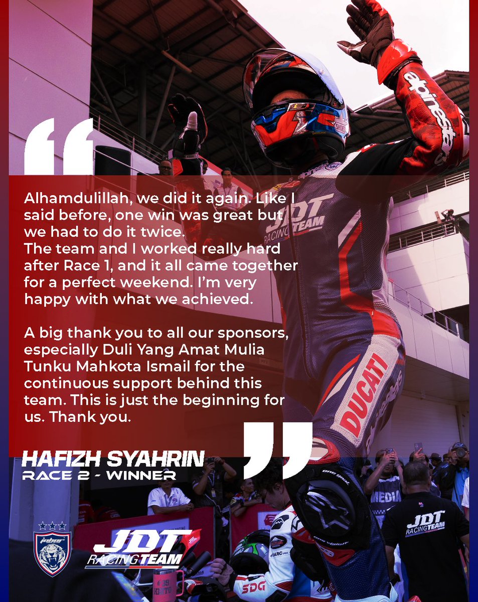 JDT Racing Team tweet media