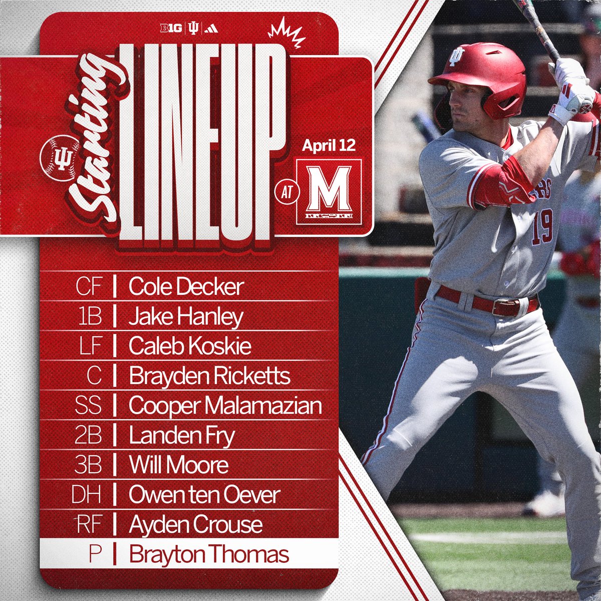 Indiana Baseball tweet media