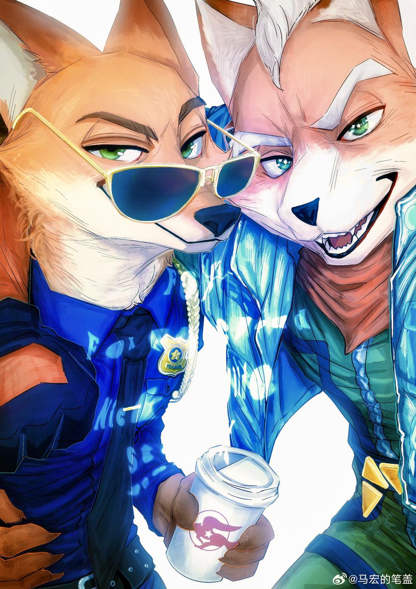 MiceOAO's tweet photo. HEY IT'S FOX HERE.☕️🚔🦊🦊🚀🌌
#foxmccloud
#nickwilde
#starfox
#zootopia https://t.co/vN25LdYlAY