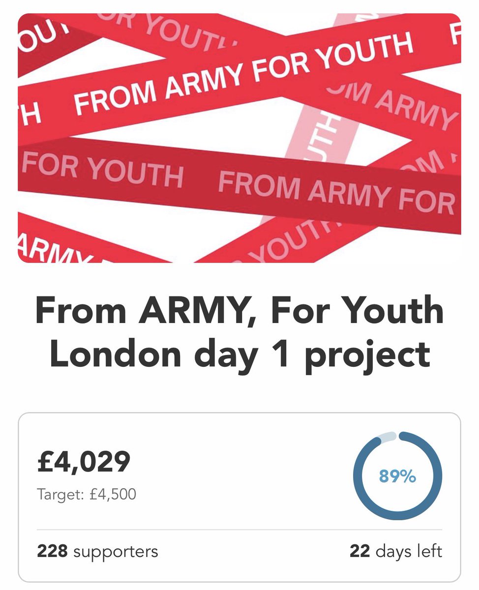 Only £471 until the London Day 1 banners are fully funded and we can focus on raising money for our chosen charities!! 🥰

Thank you so much for everyone that has donated, shared and supported the project! We really appreciate it 🥰💜