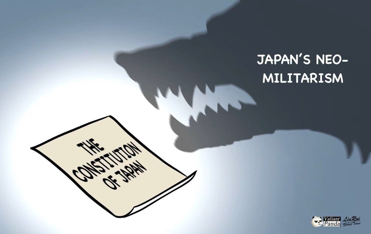 globaltimesnews's tweet image. #GTCartoon: Eyeing to devour. #Japan #Militarism
@_ValiantPanda_