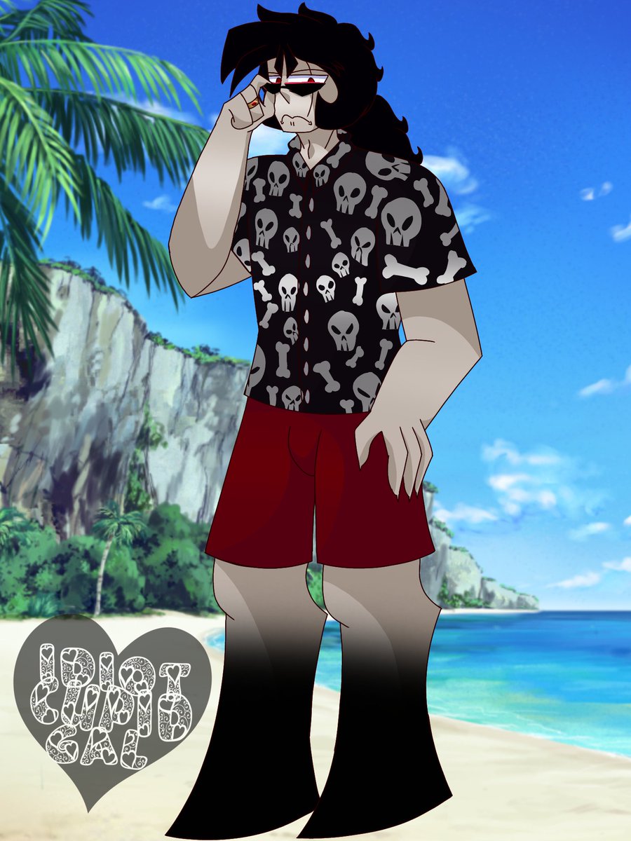 Spookycupidgal's tweet photo. Grumpy guy at the beach.

#spookycupidgal #chaosintherealms https://t.co/t7YPhujMZT