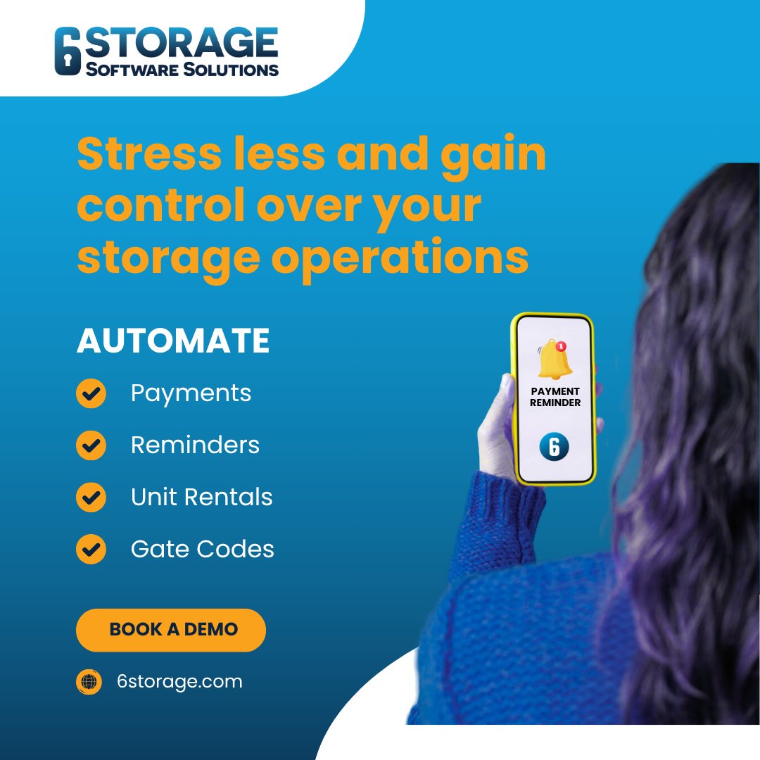 6storage's tweet image. Late move-ins. Missed payments. Gate code calls. We’ve been there.
6Storage automates the chaos—so you can reclaim your time.
⚙️ Less stress. More control.

Book a demo hubs.li/Q045069-0

#SelfStorage #Automation #6Storage