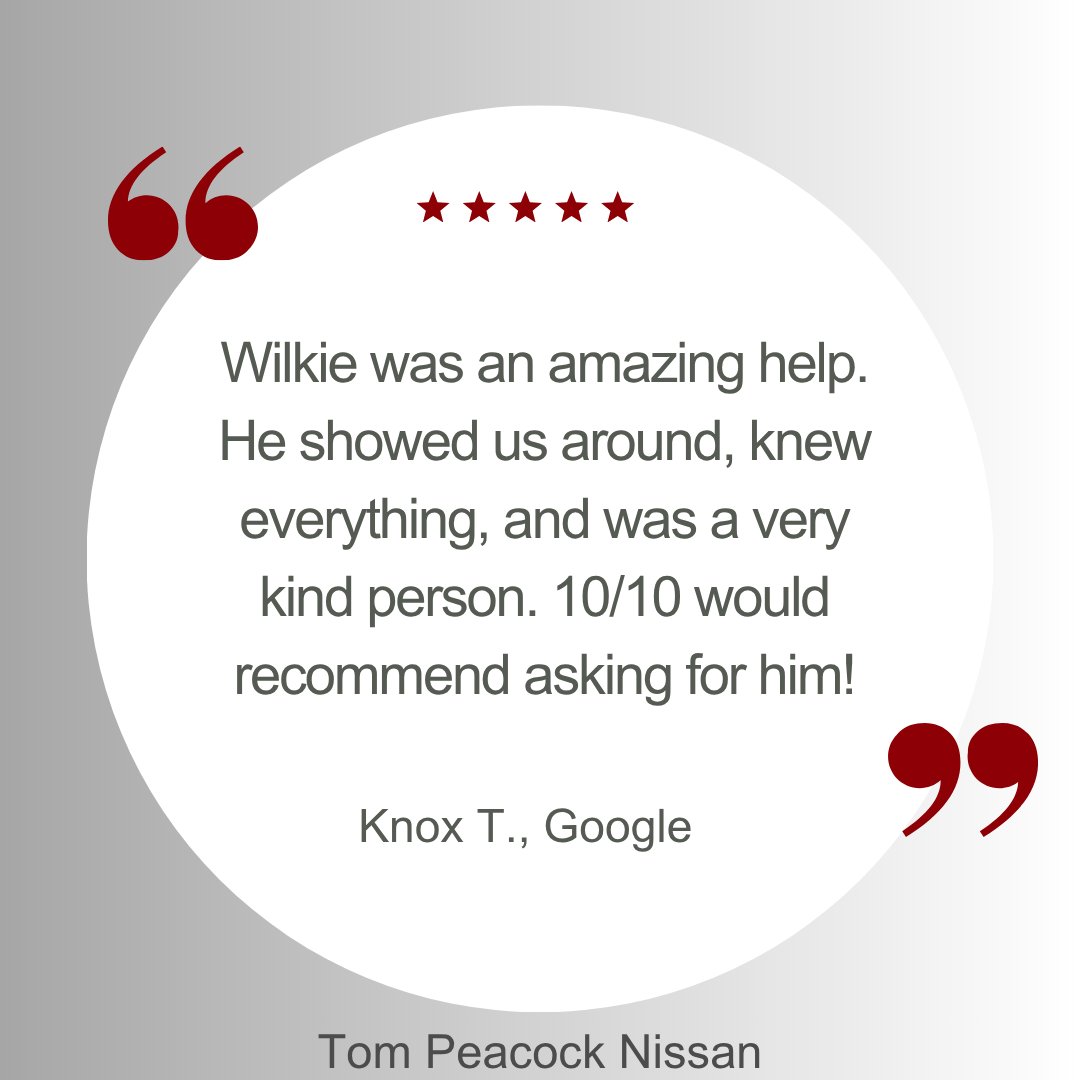 Thank you, Knox! We’re happy to hear William Wilkie provided such amazing service. We appreciate the recommendation and look forward to assisting you again!