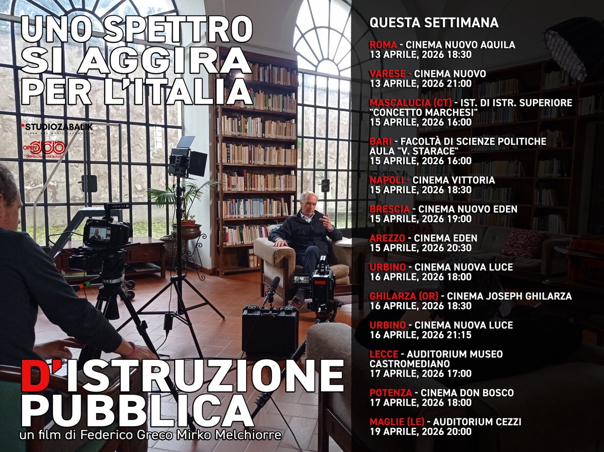 flean1973's tweet photo. La prossima settimana al CINEMA:

#distruzionepubblica https://t.co/IsEmhg0KeL