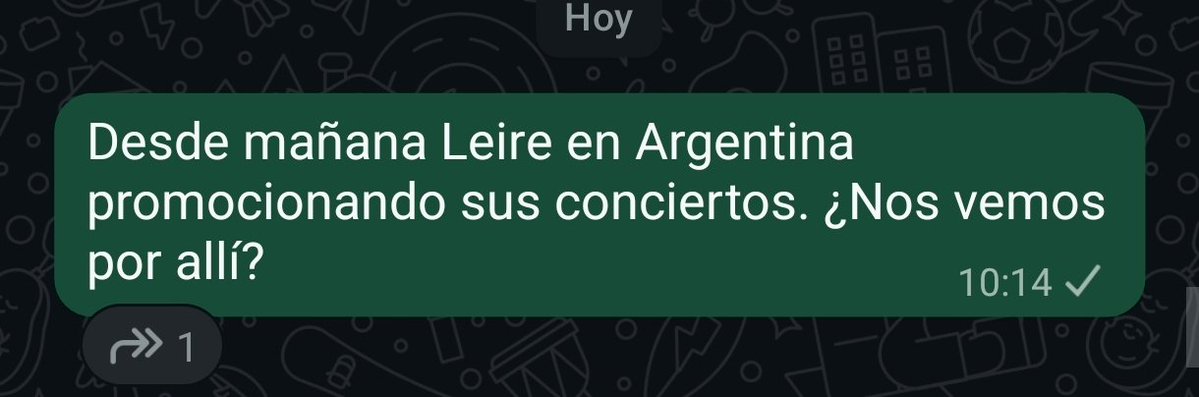 Mateando con la Oreja de Van Gogh y Leire tweet media