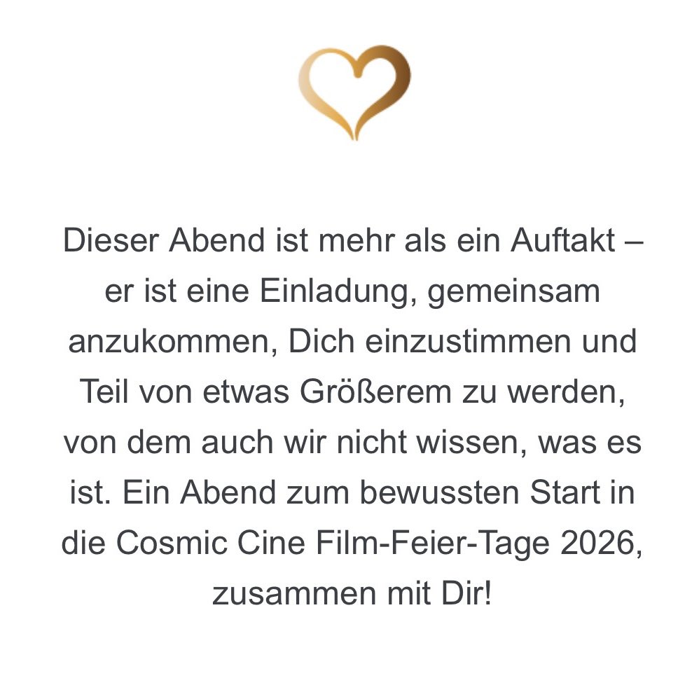 CosmicCine's tweet photo. Ab jetzt ist der Überraschungsfilm online!
Der Ticketverkauf hat begonnen.

Erlebe mit uns gemeinsam LIVE IM KINO den Start ins Cosmic Cine Jubiläum.
 
🌏 Wann? Donnerstag, 16.04 um 19 Uhr

⭐️ Ein Abend zum Ankommen &amp; Einstimmen mit den Zuschauern
https://t.co/zPF7qpI74l https://t.co/2Z9hiOanfg
