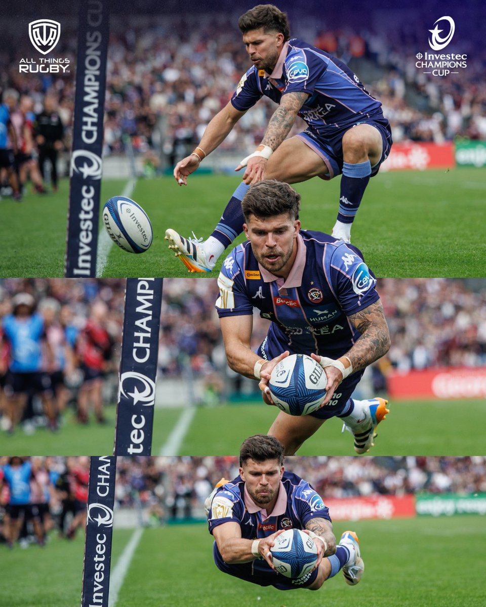 AllThingsRugbyX's tweet photo. Matthieu Jalibert with the most insane try to get Bordeaux within 3 points!
#EPCR #BORvTLS #InvestecChampionsCup https://t.co/U3fiTE486X