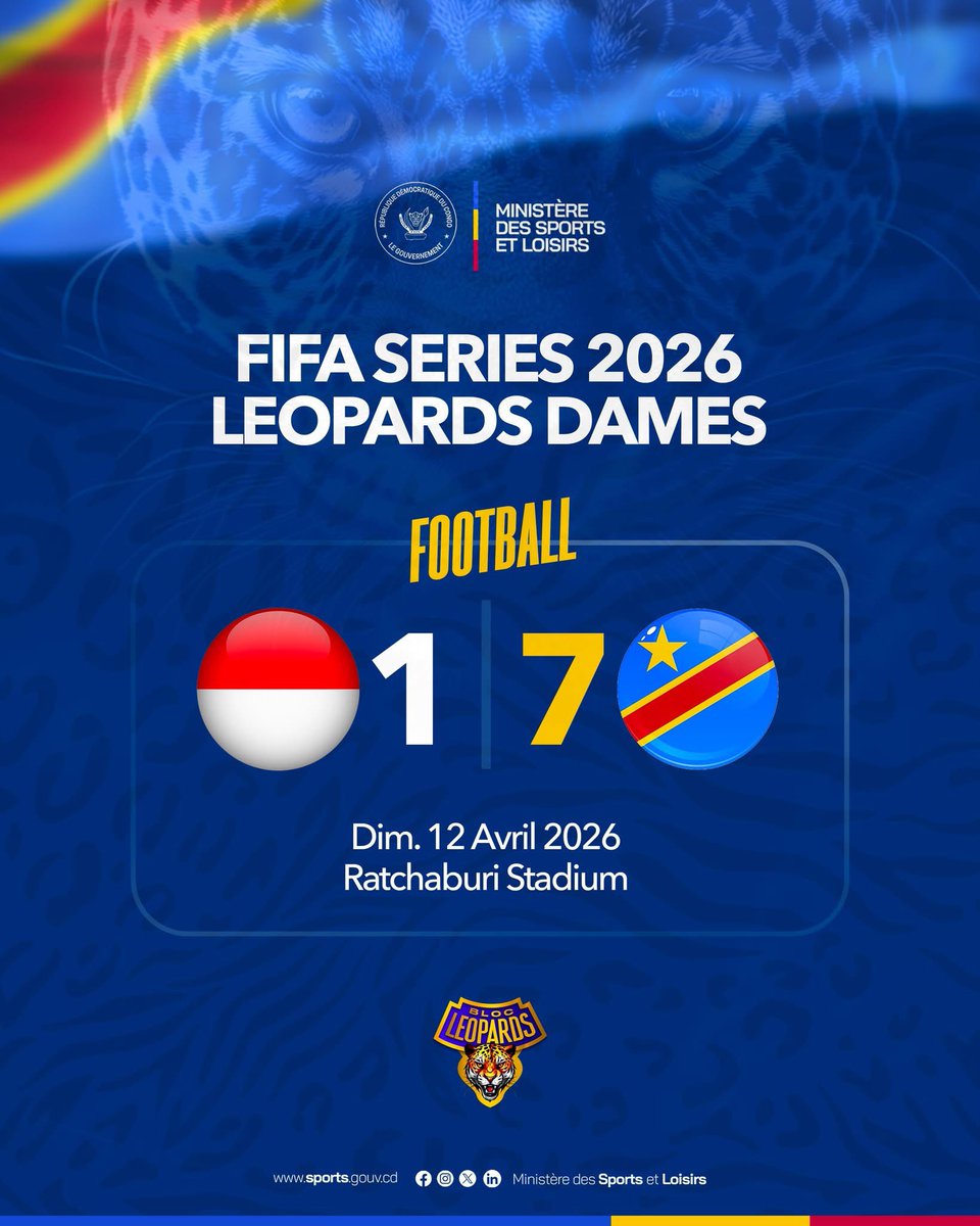 Ministère des Sports et Loisirs - RDC tweet media