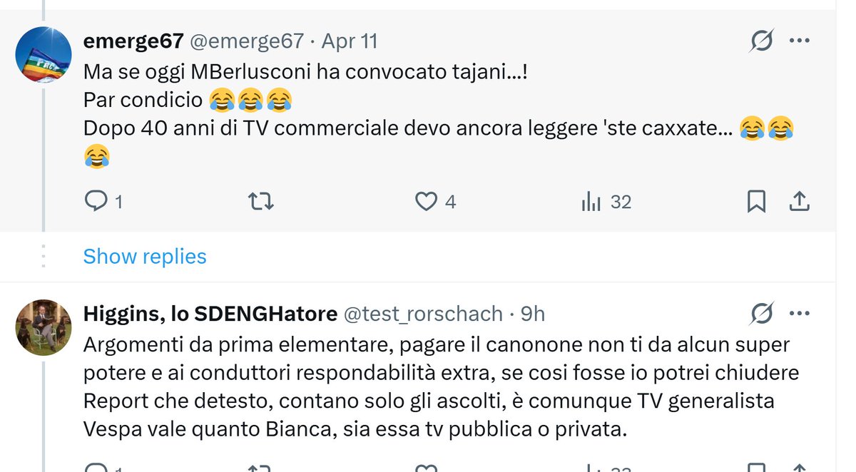 Higgins, lo SDENGHatore tweet media
