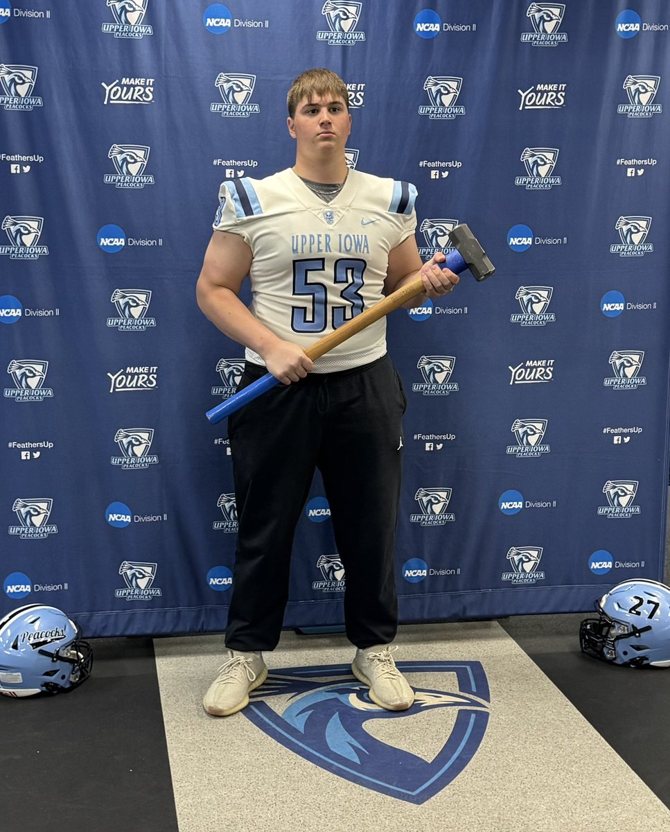 CalebZook53's tweet photo. I had a great day touring the campus of @Upper_Iowa_FB and watching practice for my Junior Day! Thank you @MaxLongman_  and @CoachRGoode for the invite. Can’t wait to be back on campus again! https://t.co/t08e2eJEHa