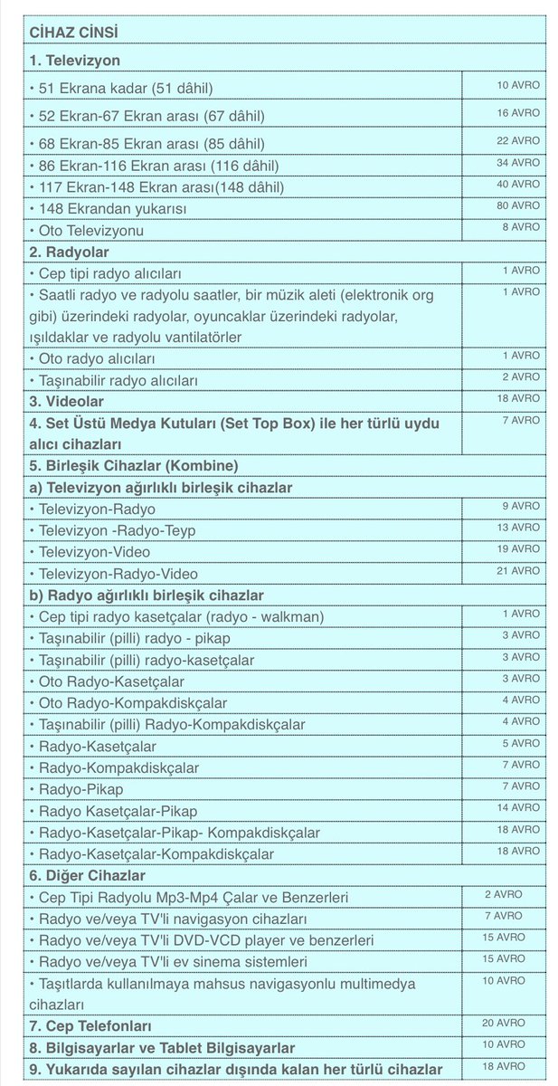 AdgzlRashit's tweet photo. @oClosal 1 oyun konsolü muaf … TV eğer 55 ekrandan büyükse ekranına göre TRT bandrol ödersin .. https://t.co/4muNhgFvK0