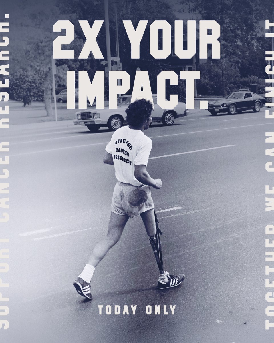 TerryFoxCanada's tweet photo. TODAY ONLY!

On April 12, all donations and peer-to-peer fundraising will be MATCHED up to $100,000 by PharmaChoice Canada and its network of over 1,100 independently owned pharmacy Members across Canada.

Register for the #TerryFoxRun and fundraise now: https://t.co/bg3aaIAzaF https://t.co/fEV5RxdKlO