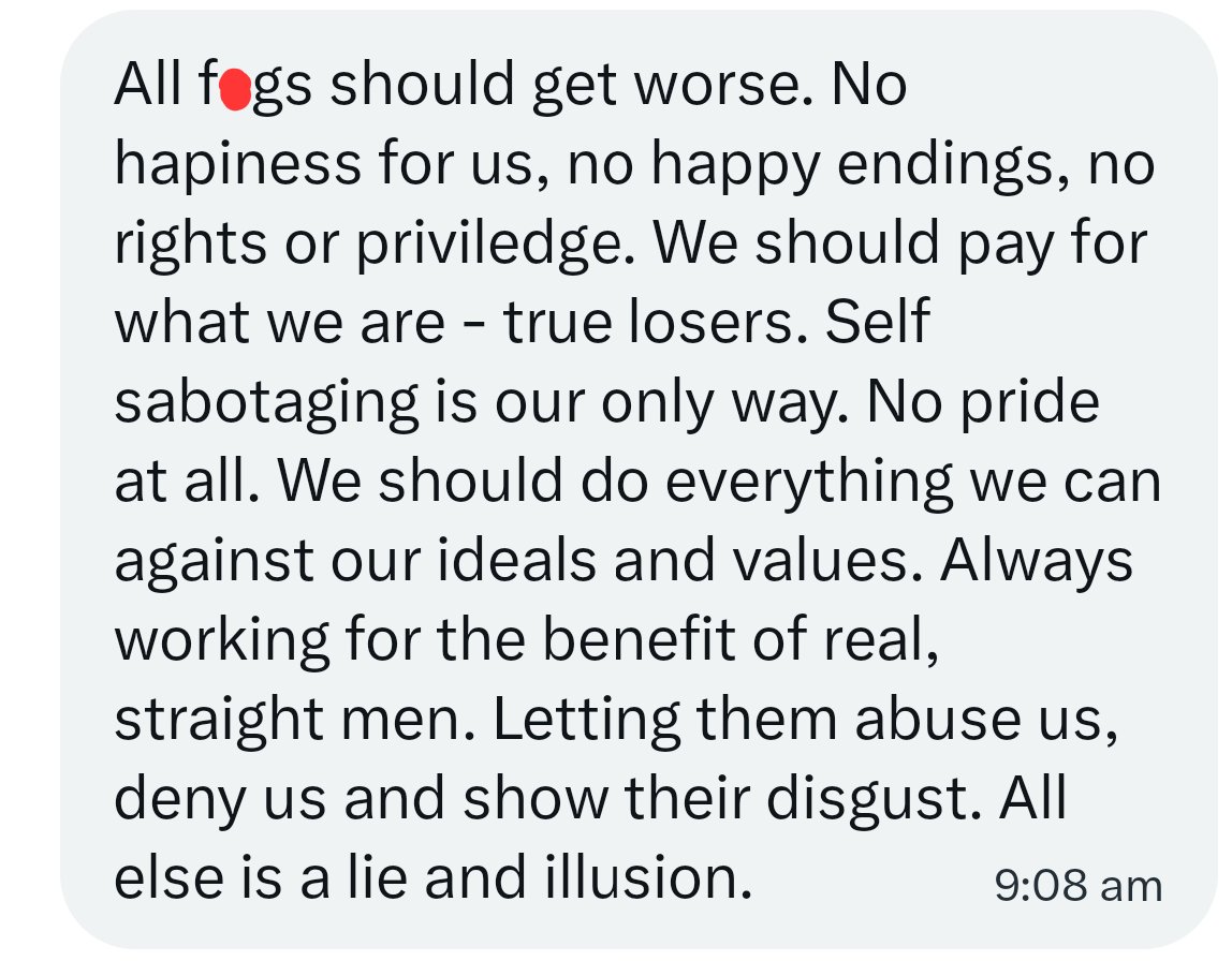 StraightOwned's tweet photo. Forget your fake "pride." Work against your community and support real men. https://t.co/FpEj5P5uj4