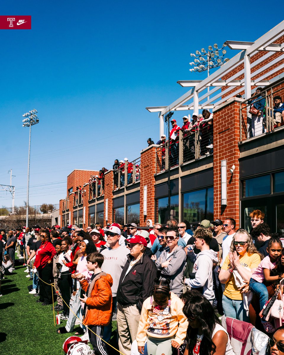 Temple_FB's tweet photo. You guys had Edberg-Olson Hall rockin’ yesterday! 🤩

#TempleTUFF https://t.co/sccaDnKL4O