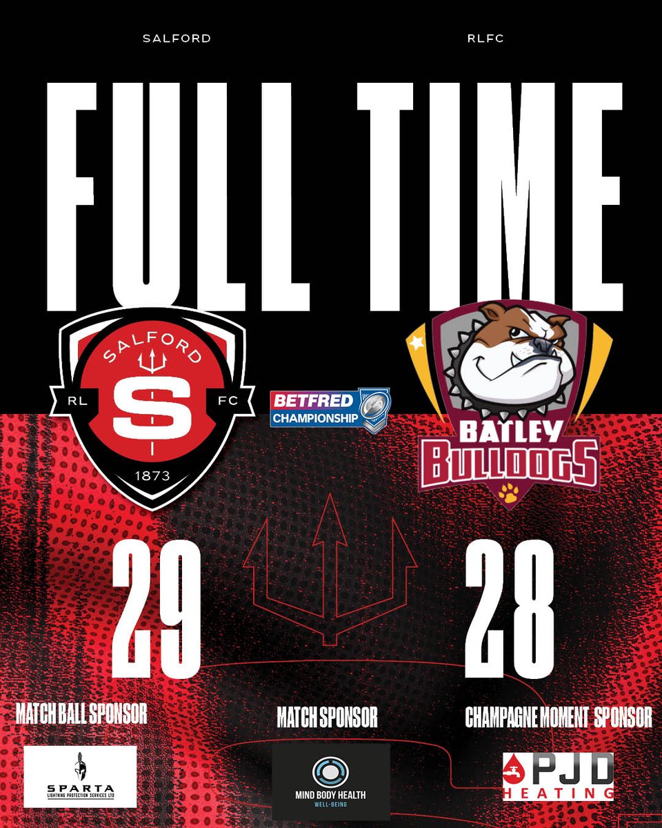 Salford RLFC tweet media