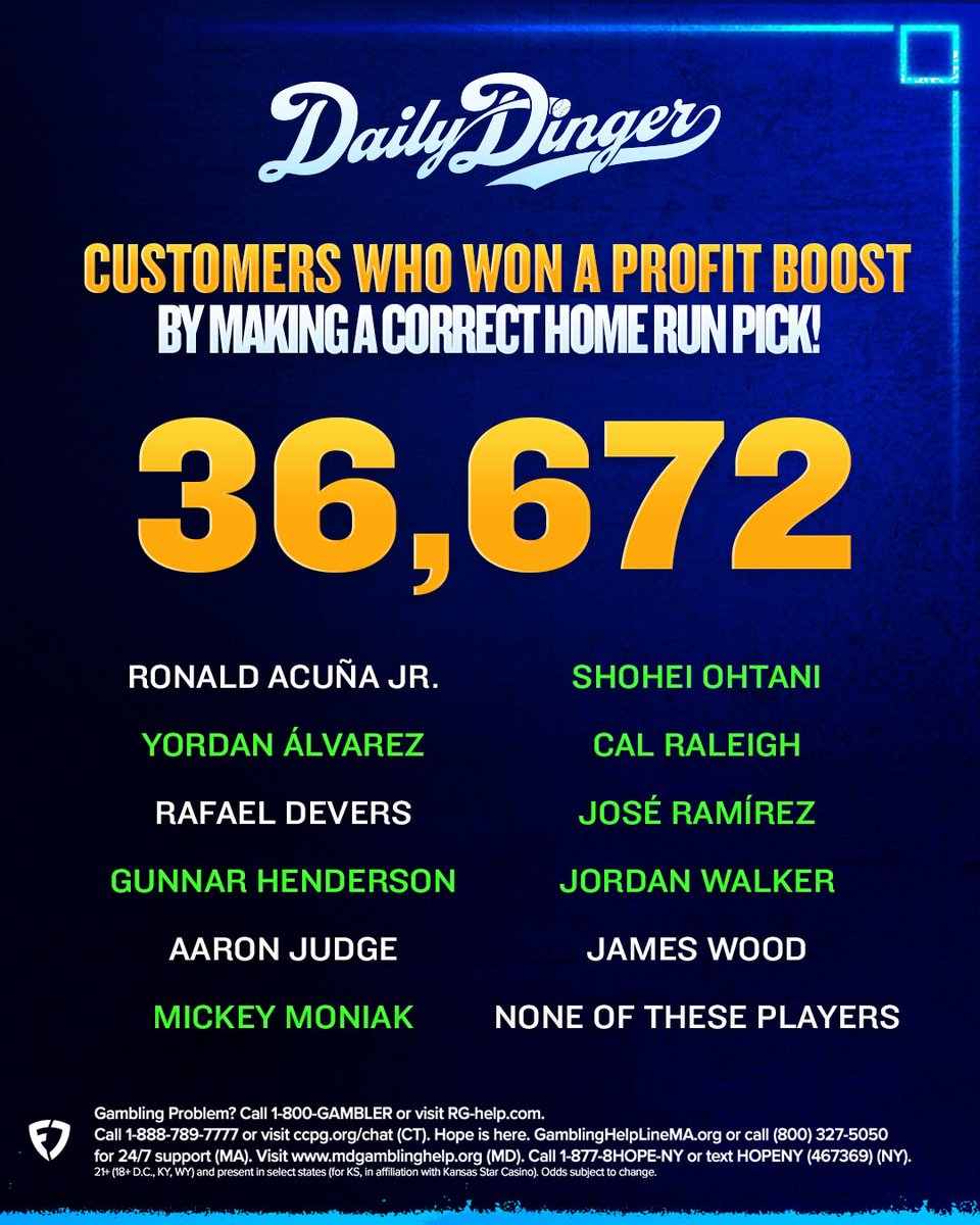 FanDuel Sportsbook tweet media