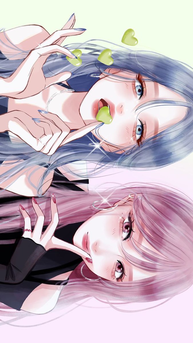 KawaiiCrafts_x's tweet image. "Soft hues and a touch of sparkle. 💖 Which one is your favorite vibe, Blue or Pink?"
#CuteStickers #AnimeGirl #LoFiVibe #ArtCommissions #DigitalIllustration #OcDesign #PastelAesthetic