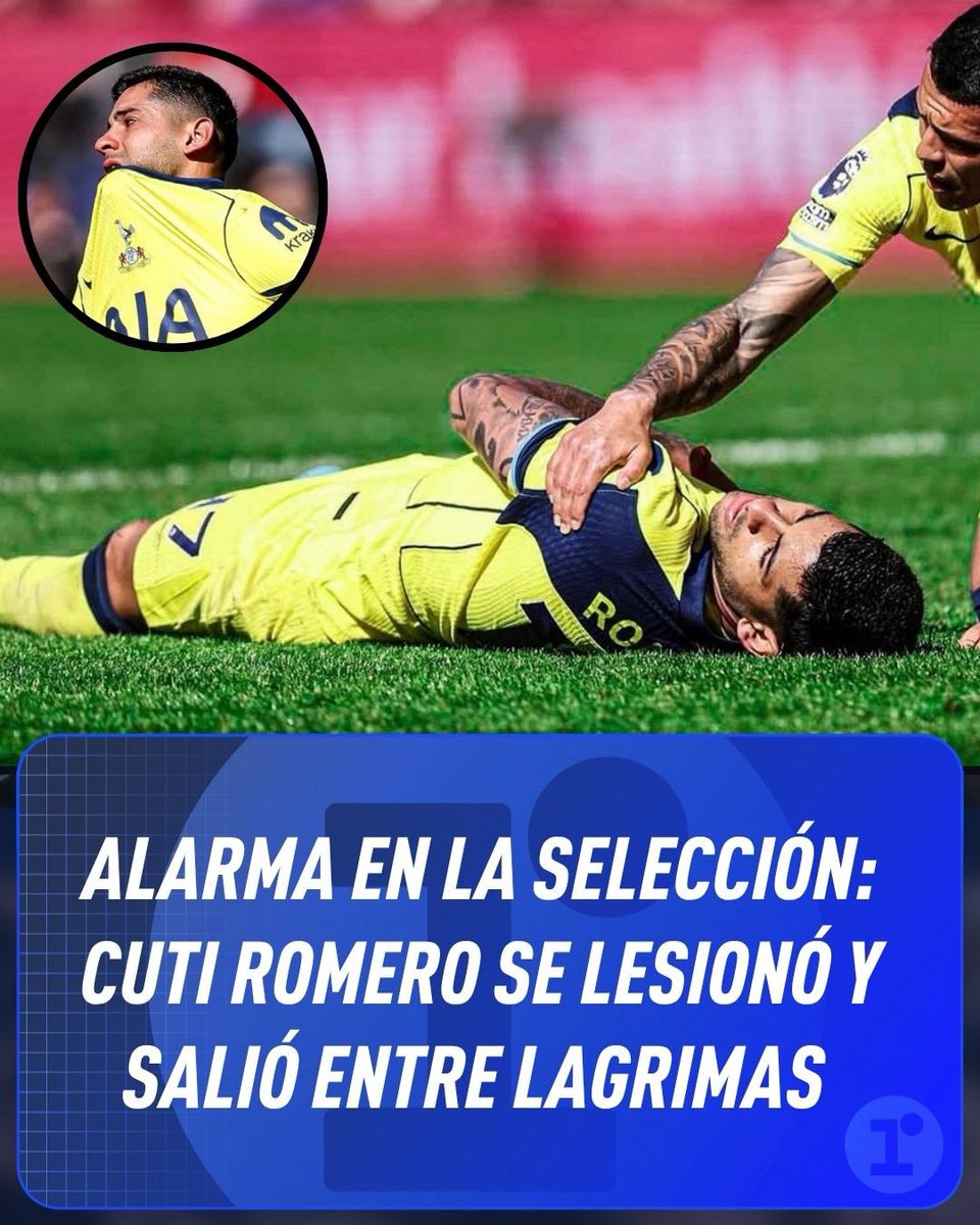 ⚽️ ALARMA A MESES DEL MUNDIAL

Cristian Romero abandonó el campo llorando a los 64 minutos del partido ante Sunderland y encendió todas las alarmas en el Tottenham y en la Selección Argentina.

🎧 AM 910
📱 APP: La Red
🖥️ lared.am
▶️ YouTube: Radio La Red