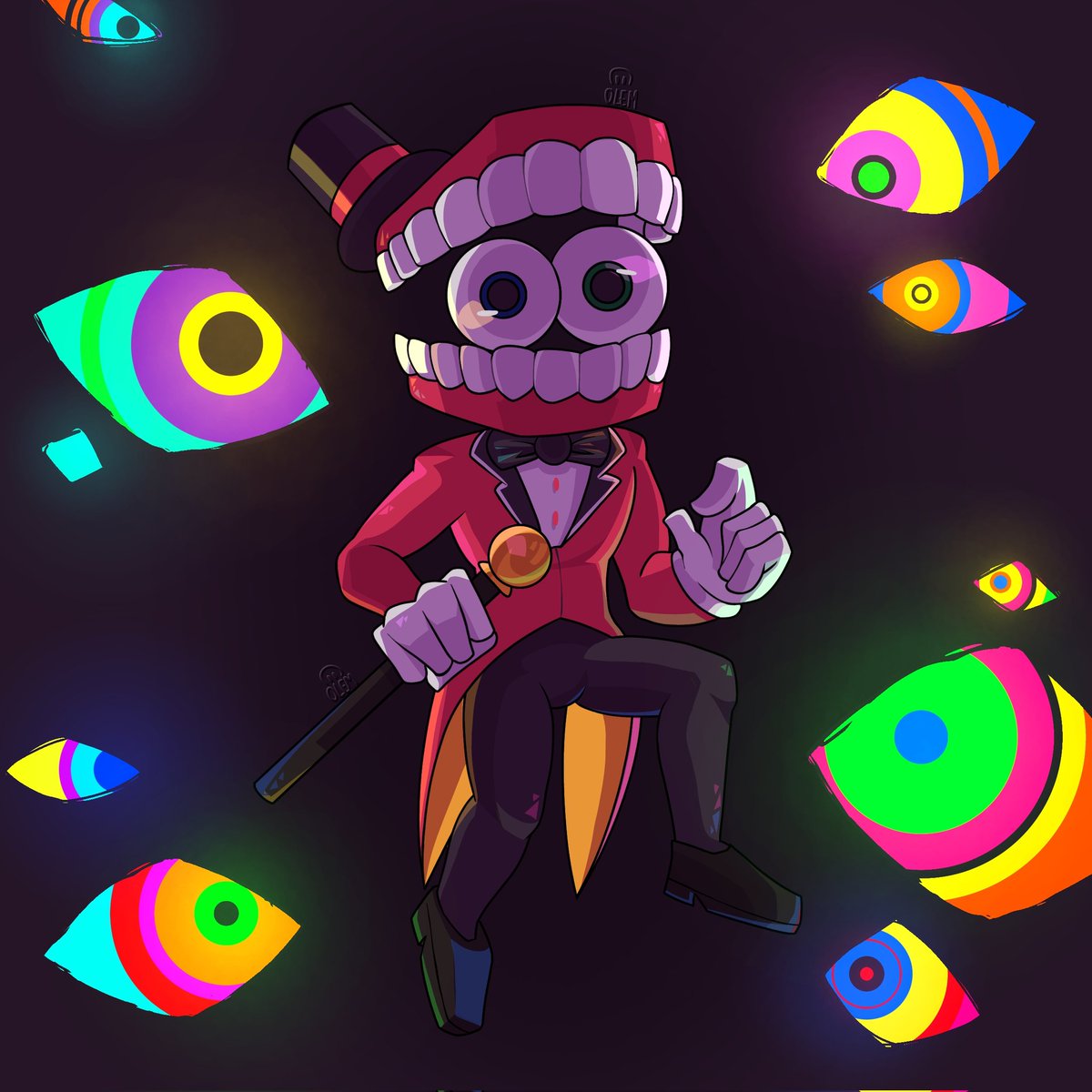 OLEM___'s tweet image. CAINE del asombroso circo digital 🥀

#digitalillustration #theamaxingdigitalcircus #elasombrosocircodigital #pomni