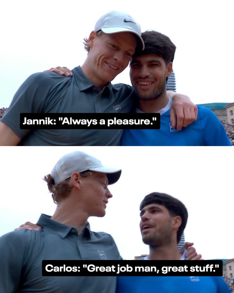TennisChannel's tweet image. NOTHING but respect between these two 🫶 

#RolexMonteCarloMasters