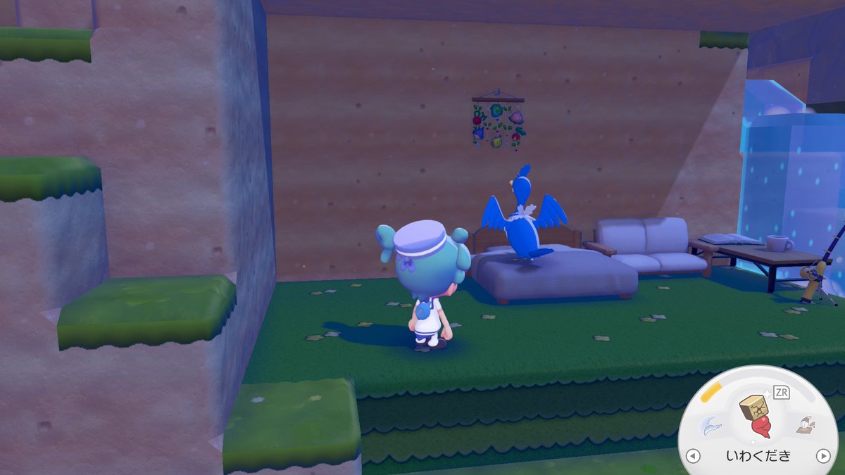 崖下を削ってウッウの家にした#NintendoSwitch2 #ぽこポケ #ぽこあポケモン